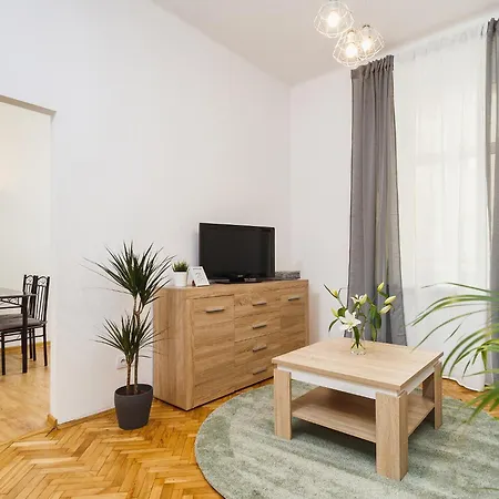 דירה 1 Bedroom - Starowislna 54 קרקוב